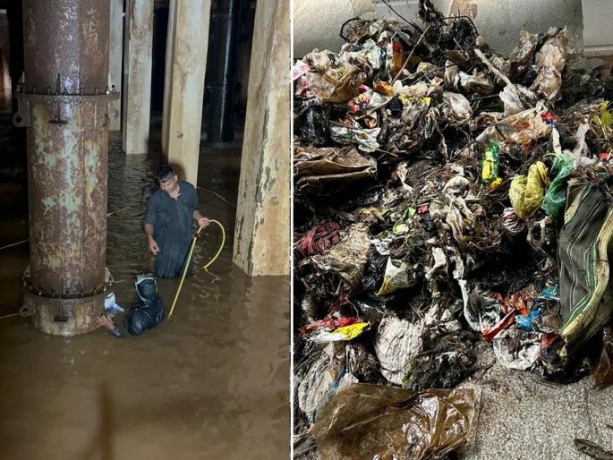 With 50 percent water cut in Thane for the next three days silt garbage tree branches fell in the pumping station | ठाण्यात पुढील तीन दिवस ५० टक्के पाणी कपातच पंपिंग स्टेशनमध्ये गाळ, कचरा, झाडाच्या फांद्या पडल्या With 50 percent water cut in Thane for the next three days silt garbage tree branches fell in the pumping station | ठाण्यात पुढील तीन दिवस ५० टक्के पाणी कपातच पंपिंग स्टेशनमध्ये गाळ, कचरा, झाडाच्या फांद्या पडल्या