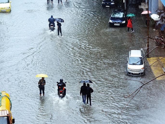 heavy rain waterlogging in many areas disruption of traffic and migration of one and a half thousand people in thane district | पावसाने दाणादाण, अनेक भाग जलमय, वाहतुकीचा खोळंबा; ठाणे जिल्ह्यात दीड हजार लोकांचे स्थलांतर heavy rain waterlogging in many areas disruption of traffic and migration of one and a half thousand people in thane district | पावसाने दाणादाण, अनेक भाग जलमय, वाहतुकीचा खोळंबा; ठाणे जिल्ह्यात दीड हजार लोकांचे स्थलांतर