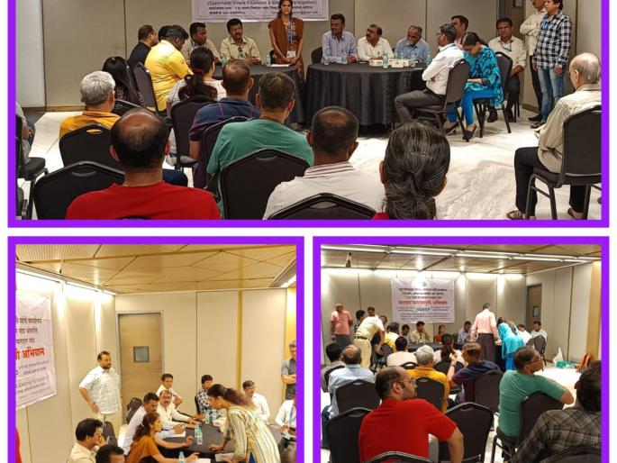 Vote be an aware citizen public awareness in societies | सोसायट्यांमध्ये ‘मतदान करा, जागरूक नागरिक व्हा‘ जनजागृती! Vote be an aware citizen public awareness in societies | सोसायट्यांमध्ये ‘मतदान करा, जागरूक नागरिक व्हा‘ जनजागृती!