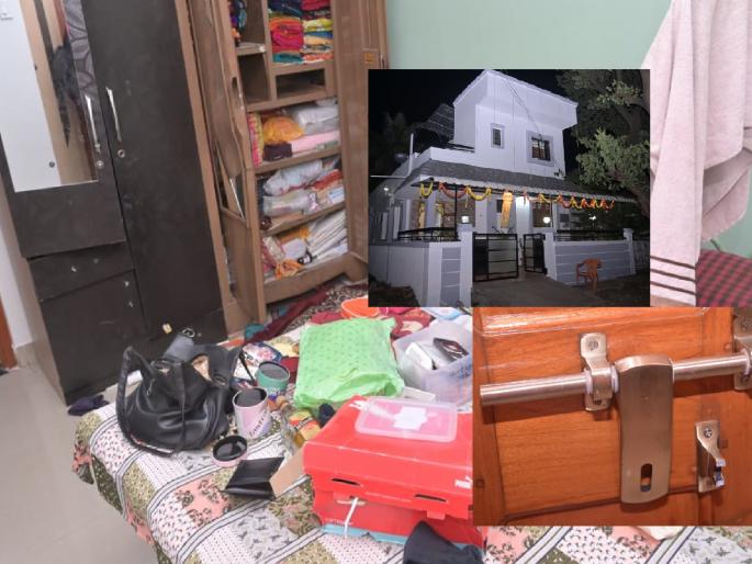 Bungalow of retired Sangli Municipal Corporation employee broken into, fifteen tolas of gold and cash looted | सांगली महापालिकेच्या निवृत्त कर्मचाऱ्याचा बंगला फोडला, पंधरा तोळे सोन्यासह रोकड लंपास  Bungalow of retired Sangli Municipal Corporation employee broken into, fifteen tolas of gold and cash looted | सांगली महापालिकेच्या निवृत्त कर्मचाऱ्याचा बंगला फोडला, पंधरा तोळे सोन्यासह रोकड लंपास