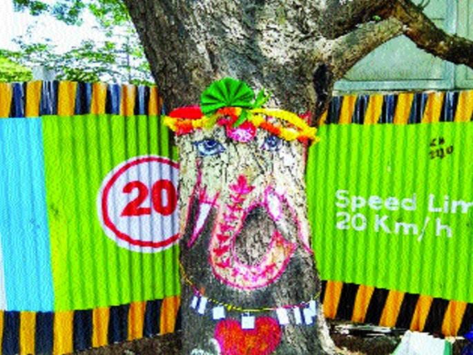 1060 trees affected due to Metro, 90 percent of trees reapplied | मेट्रोमुळे १०६० वृक्ष होणार बाधित, ९० टक्के झाडांचे पुनर्रोपण 1060 trees affected due to Metro, 90 percent of trees reapplied | मेट्रोमुळे १०६० वृक्ष होणार बाधित, ९० टक्के झाडांचे पुनर्रोपण