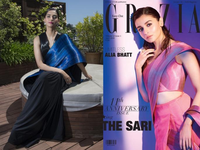 Sonam kapoor or alia bhatt who looks best in metallic sari with their style look | आलिया भट्ट की सोनम कपूर?; मेटॅलिक लूकमध्ये कोण दिसतं सर्वात सुंदर Sonam kapoor or alia bhatt who looks best in metallic sari with their style look | आलिया भट्ट की सोनम कपूर?; मेटॅलिक लूकमध्ये कोण दिसतं सर्वात सुंदर