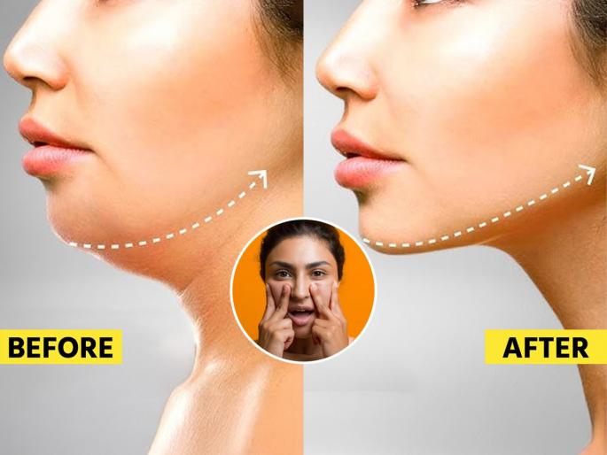 5 Tips To Lose Face Fat 5 Incredible Ways To Get Rid Of Face Fat 5 Effective Tips to Lose Fat in Your Face How to lose face fat 5 effective tips | फेस फॅट वाढून चेहरा वयस्क - थोराड दिसतो? ५ सवयी, तारुण्य परत येईल कायमचं...