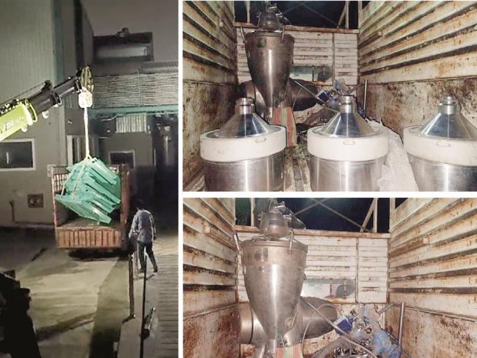 Shocking! The theft of Tirumala Group material sealed by the police | धक्कादायक! पोलिसांनी सील केलेल्या तिरूमला ग्रुपच्या साहित्याची चोरी Shocking! The theft of Tirumala Group material sealed by the police | धक्कादायक! पोलिसांनी सील केलेल्या तिरूमला ग्रुपच्या साहित्याची चोरी