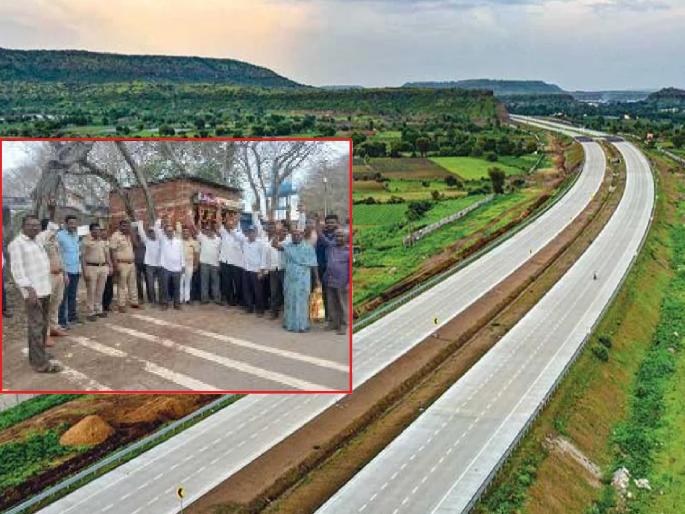 Farmers stop Shaktipeeth highway survey in Tisangi sangli | Sangli: तिसंगीतील शक्तिपीठ महामार्ग मोजणी रोखली; पुन्हा आलात, तर हातात दगडे असतील, शेतकऱ्यांचा इशारा Farmers stop Shaktipeeth highway survey in Tisangi sangli | Sangli: तिसंगीतील शक्तिपीठ महामार्ग मोजणी रोखली; पुन्हा आलात, तर हातात दगडे असतील, शेतकऱ्यांचा इशारा