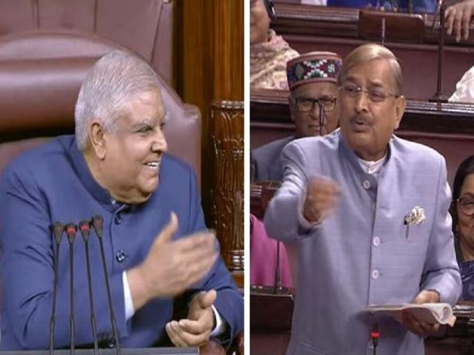 Rajya Sabha: MP Pramod Tiwari asks chairman Jagdeep Dhankhar, how many times you fell in love | सर, तुम्ही कितीवेळा प्रेम केलंय? काँग्रेस खासदाराचा थेट उपराष्ट्रपतींना प्रश्न; उत्तर मिळाले... Rajya Sabha: MP Pramod Tiwari asks chairman Jagdeep Dhankhar, how many times you fell in love | सर, तुम्ही कितीवेळा प्रेम केलंय? काँग्रेस खासदाराचा थेट उपराष्ट्रपतींना प्रश्न; उत्तर मिळाले...