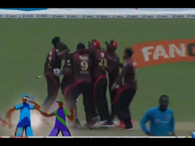 CPL Final : Trinbago Knight Riders won the CPL 2020, this is the fourth time they have become the champions | CPL Final : शाहरुख खानच्या संघानं जेतेपदाचा चौकार मारला; मुंबई इंडियन्सनं अनोखं सेलिब्रेशन केलं
