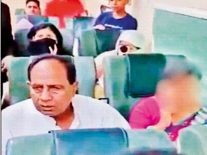 Instead of his wife, another woman was traveling in the train with the MLA; Penalty awarded by TC | आमदारासोबत बायकोऐवजी रेल्वेमधून प्रवास करत होती दुसरीच महिला; टीसीने ठोकला दंड Instead of his wife, another woman was traveling in the train with the MLA; Penalty awarded by TC | आमदारासोबत बायकोऐवजी रेल्वेमधून प्रवास करत होती दुसरीच महिला; टीसीने ठोकला दंड