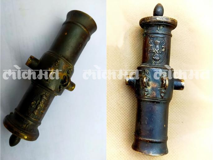 Have you seen the five inch signal cannon?, a cannon in the history scholar's collection in Wai | Satara: पाच इंच लांबीची इशारतीची तोफ पाहिलीय का?, वाईतील इतिहास अभ्यासकाच्या संग्रही तोफ Have you seen the five inch signal cannon?, a cannon in the history scholar's collection in Wai | Satara: पाच इंच लांबीची इशारतीची तोफ पाहिलीय का?, वाईतील इतिहास अभ्यासकाच्या संग्रही तोफ