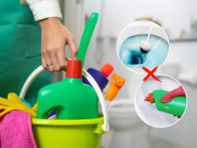 Deadly toilet cleaner mistake: Doctor warns about the use of toilet cleaner liquid | टॉयलेट- बाथरूम स्वच्छ करताना 'ही' चूक करणं जीवघेणं ठरू शकतं, टॉयलेट क्लिनर लिक्विड वापरताना... Deadly toilet cleaner mistake: Doctor warns about the use of toilet cleaner liquid | टॉयलेट- बाथरूम स्वच्छ करताना 'ही' चूक करणं जीवघेणं ठरू शकतं, टॉयलेट क्लिनर लिक्विड वापरताना...