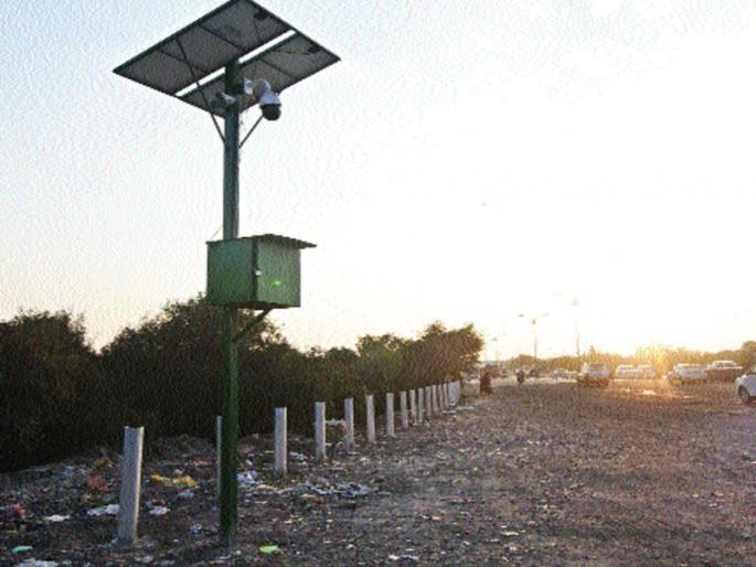 Dervise mafia eyes CCTV, forest department measures | डेब्रिज माफियांवर सीसीटीव्हीची नजर, वनविभागाची उपाययोजना Dervise mafia eyes CCTV, forest department measures | डेब्रिज माफियांवर सीसीटीव्हीची नजर, वनविभागाची उपाययोजना