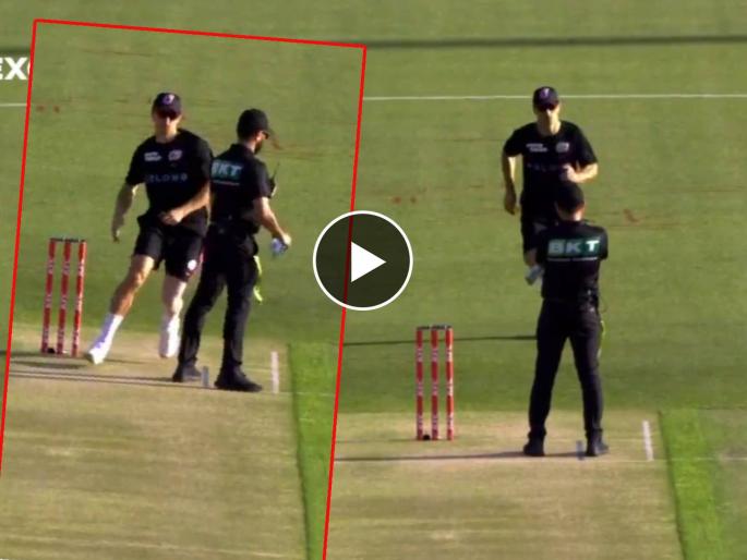 RCB's newest recruit Tom Curran slapped with 4-match ban for intimidating umpire with near collision in BBL, Video  | Video : RCB च्या ताफ्यात नव्याने दाखल झालेल्या खेळाडूला मस्ती नडली, ४ सामन्यांची बंदी 