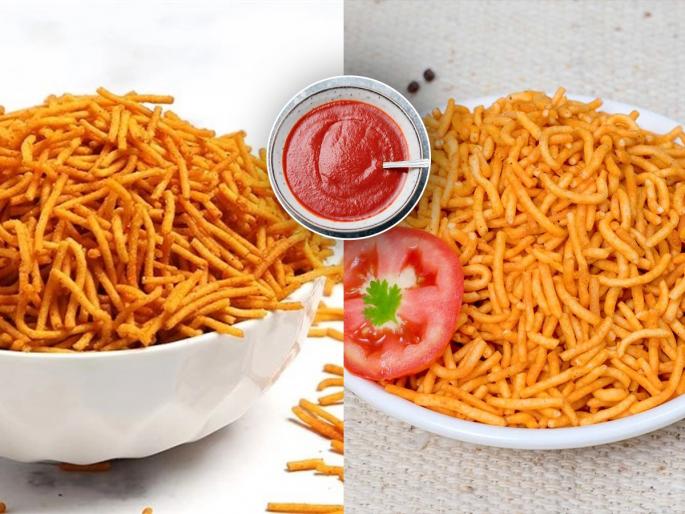 Crispy and spicy tomato sev is very easy to make at home! Tastes better than store-bought, make it at home in no time | कुरकुरीत आणि झणझणीत टोमॅटो शेव घरी करणे अगदीच सोपे! विकतपेक्षा भारी चव, घरीच करा झटपट