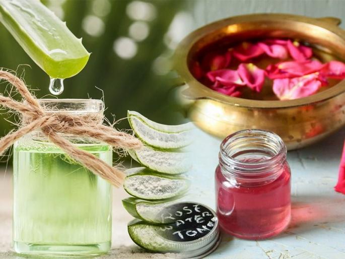 Beauty Tips: 2 Types of Homemade Toner, Homemade Toner Cleanse and Clear Skin | आता घरीच बनवा गुलाब आणि कडूनिंबाचं टोनर! विकतचं टोनर विसराल इतका उत्तम इफेक्ट