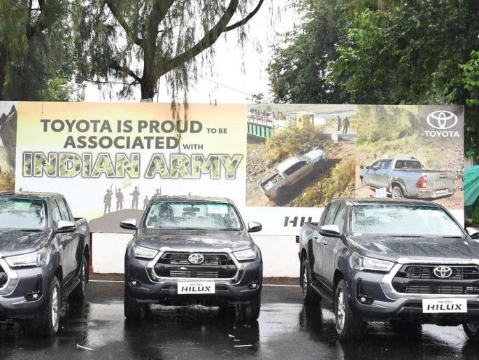River...sand...or mountains! Indian Army gets a new 'horse' Toyota Hilux; A single pass in testing | नदी...वाळू... की पर्वतरांगा! भारतीय लष्कराला मिळाला नवा 'घोडा'; टेस्टिंगमध्ये एकच पास