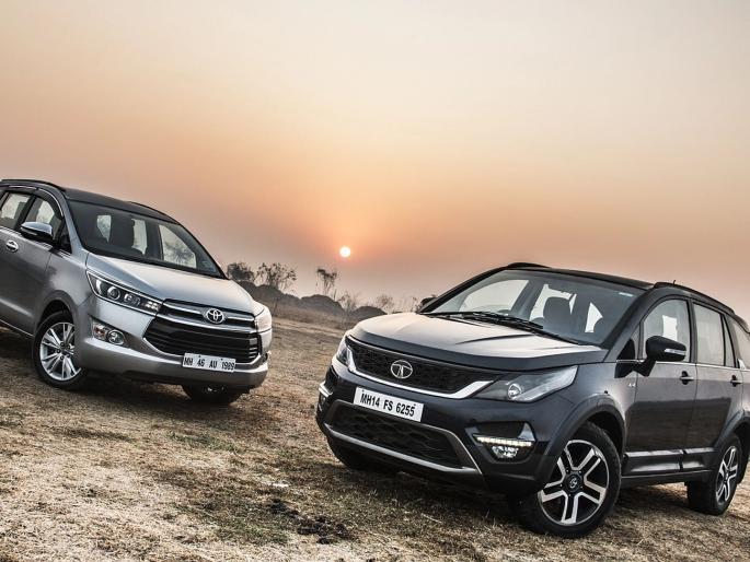 Toyota vs Tata: Tata went directly against Toyota! Whose side will the Ministry of Finance take? clash over hybrid tax | टोयोटाच्या थेट विरोधात गेली टाटा! मंत्रालय कोणाची बाजू घेणार? हायब्रिड टॅक्सवरून धुमशान