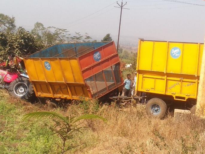 Tractor driver killed in accident near Kuditech | कुडीटेक जवळ अपघातात ट्रँक्टर चालक ठार Tractor driver killed in accident near Kuditech | कुडीटेक जवळ अपघातात ट्रँक्टर चालक ठार