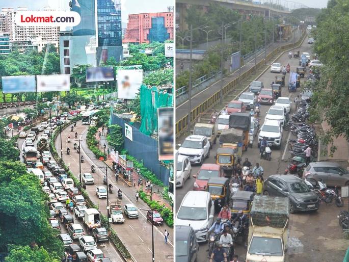 pune news Kondla highways are struggling due to stalled widening, encroachment and potholes | रखडलेले रुंदीकरण, अतिक्रमण अन् खड्ड्यांमुळे पुणेकरांचा कोंडला श्वास pune news Kondla highways are struggling due to stalled widening, encroachment and potholes | रखडलेले रुंदीकरण, अतिक्रमण अन् खड्ड्यांमुळे पुणेकरांचा कोंडला श्वास