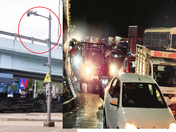 One worker can solve traffic jams in 450 Chowks in Chhatrapati Sambhajinagar by using speakers on CCTV poles | एक कर्मचारी छत्रपती संभाजीनगरातील ४५० चौकांमधील वाहतूक कोंडी सोडवू शकतो; पण... One worker can solve traffic jams in 450 Chowks in Chhatrapati Sambhajinagar by using speakers on CCTV poles | एक कर्मचारी छत्रपती संभाजीनगरातील ४५० चौकांमधील वाहतूक कोंडी सोडवू शकतो; पण...
