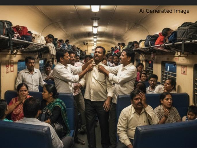 Young man attacked on a moving train; stabbed 54 times! You will be shocked to hear the reason for the argument | धावत्या ट्रेनमध्ये तरुणावर हल्ला; तब्बल ५४ वेळा चाकूने वार! वादाचं कारण ऐकून बसेल धक्का Young man attacked on a moving train; stabbed 54 times! You will be shocked to hear the reason for the argument | धावत्या ट्रेनमध्ये तरुणावर हल्ला; तब्बल ५४ वेळा चाकूने वार! वादाचं कारण ऐकून बसेल धक्का