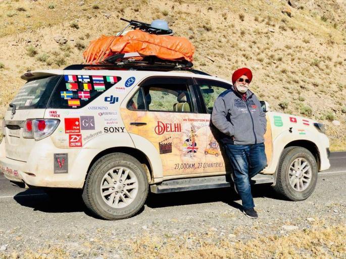 Delhi to London by road in 135 days by a 60 years old Traveler | स्वप्नांना वय नसतं! या ट्रॅव्हलरने ६०व्या वर्षी पूर्ण केला दिल्ली ते लंडन प्रवास!