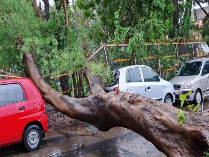 Pre-monsoon squalls swept the city; Rainfall up to 19.4 mm in 30 minutes | मान्सुनपुर्व सरींनी शहराला झोडपले; तीस मिनिटांत १९.४मिमीपर्यंत पाऊस