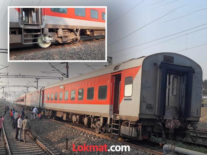 Shocking Smoke from the wheels of the Goa-Nizamuddin Express, a major disaster averted | धक्कादायक..! गोवा-निजामुद्दीन एक्सप्रेसच्या चाकातून धूर, मोठा अनर्थ टळला Shocking Smoke from the wheels of the Goa-Nizamuddin Express, a major disaster averted | धक्कादायक..! गोवा-निजामुद्दीन एक्सप्रेसच्या चाकातून धूर, मोठा अनर्थ टळला