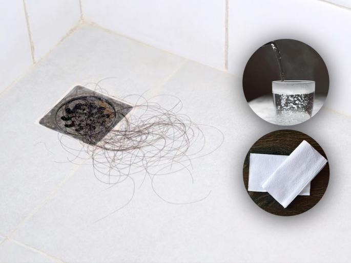 3 Easy Tricks of Bathroom Drain Cleaning 3 Tips to Clean Clogged Bathroom Drain Easily 3 ways to unclog a drain without a plumber Tricks To Stop Hair From Getting Stuck In The Drain | बाथरुमच्या पाईपमध्ये केसांचा गुंता अडकून चोकअप होते? ३ ट्रिक्स, पाणी तुंबणार नाही...