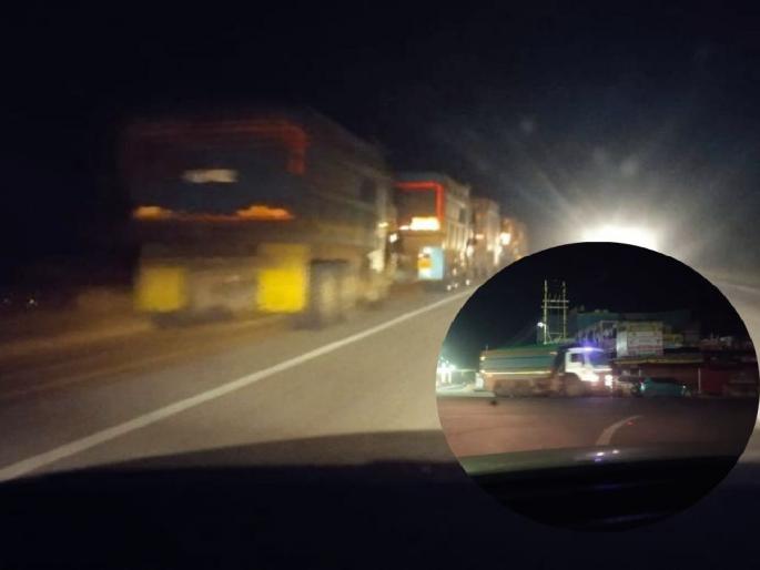 Govt revenue of crores of rupees is lost due to sand theft and illegal transportation of sand | पहाटे ४ नंतर शेकडो रेतीच्या ट्रकची वाहतूक, प्रशासन असते साखरझोपेत Govt revenue of crores of rupees is lost due to sand theft and illegal transportation of sand | पहाटे ४ नंतर शेकडो रेतीच्या ट्रकची वाहतूक, प्रशासन असते साखरझोपेत