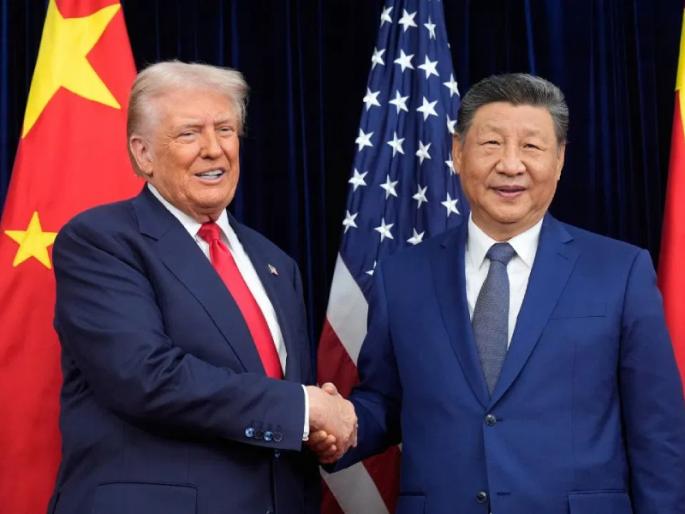 Donald Trump and Xi Jinping met after 6 years; 2-hour meeting in South Korea! | तब्बल ६ वर्षांनंतर भेटले डोनाल्ड ट्रम्प अन् शी जिनपिंग; दक्षिण कोरियात चालली २ तासांची बैठक!