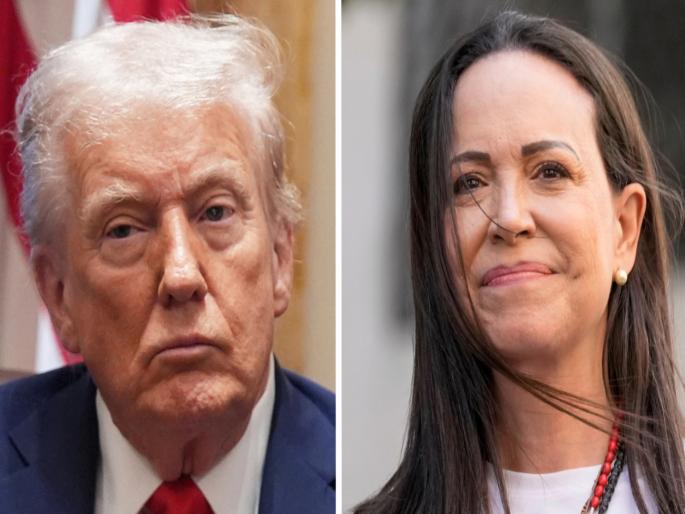 Sacrificing the Nobel for Trump, but what did she get in return? A big blow to 'that' female leader of Venezuela! | ट्रम्प यांच्यासाठी नोबेलचा त्याग, पण बदल्यात काय मिळालं? व्हेनेझुएलाच्या 'त्या' महिला नेत्याला मोठा झटका! Sacrificing the Nobel for Trump, but what did she get in return? A big blow to 'that' female leader of Venezuela! | ट्रम्प यांच्यासाठी नोबेलचा त्याग, पण बदल्यात काय मिळालं? व्हेनेझुएलाच्या 'त्या' महिला नेत्याला मोठा झटका!