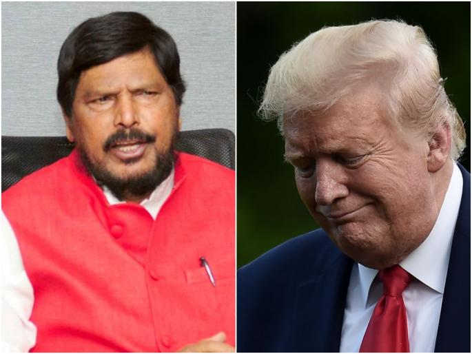 Donald Trump has no right to call himself a Republican says minister Ramdas recalls | डोनाल्ड ट्रम्प यांना स्वतःला रिपब्लिकन म्हणवून घेण्याचा अधिकार राहिला नाही : रामदास आठवले Donald Trump has no right to call himself a Republican says minister Ramdas recalls | डोनाल्ड ट्रम्प यांना स्वतःला रिपब्लिकन म्हणवून घेण्याचा अधिकार राहिला नाही : रामदास आठवले