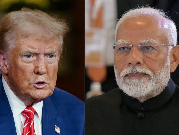 Trump's phone conversation with PM Modi; Discussion on trade, another big claim regarding Russian oil purchase! | ट्रम्प यांचा PM मोदींशी फोनवरून संवाद; ट्रेडवर चर्चा, रशियन तेल खरेदीसंदर्भा पुन्हा मोठा दावा! Trump's phone conversation with PM Modi; Discussion on trade, another big claim regarding Russian oil purchase! | ट्रम्प यांचा PM मोदींशी फोनवरून संवाद; ट्रेडवर चर्चा, रशियन तेल खरेदीसंदर्भा पुन्हा मोठा दावा!