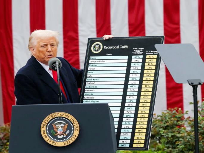 donald trump big claim that who oppose tariffs are fools and we made america rich there is no inflation here | “टॅरिफला विरोध करणारे मूर्ख, आम्ही अमेरिकेला श्रीमंत केले, इथे महागाई नाही”: डोनाल्ड ट्रम्प