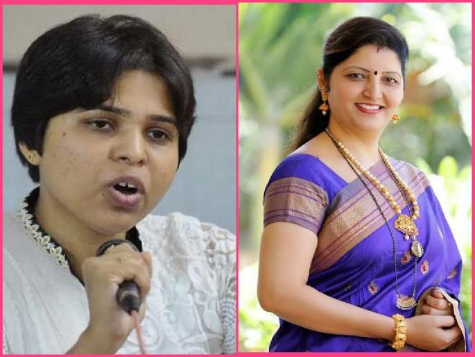 Trupti Desai on rupali chakankar maharashtra state Womens Commission ncp bjp | महिला आयोगाचे अध्यक्षपद एकच महिना माझ्याकडे द्या, कायदा काय असतो ते दाखवू- तृप्ती देसाई
