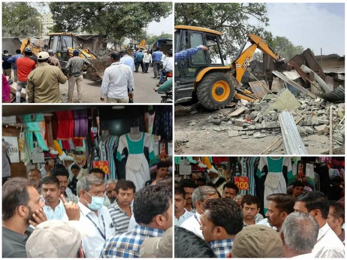 encroachment department's action on about 250 stalls in Tulshibage pune | पुणे: तुळशीबागेतील सुमारे २५० स्टॉल्सवर अतिक्रमण विभागाची कारवाई encroachment department's action on about 250 stalls in Tulshibage pune | पुणे: तुळशीबागेतील सुमारे २५० स्टॉल्सवर अतिक्रमण विभागाची कारवाई