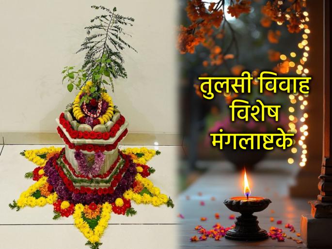 Tulasi Vivah Mangalashtak: Say 'this' Mangalashtaka during Tulasi marriage; you will get the virtue of giving a daughter! | Tulasi Vivah Mangalashtak: तुलसी विवाहात 'ही' मंगलाष्टके आवर्जून म्हणा; मिळेल कन्यादानाचे पुण्य!