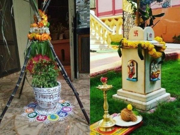 The message of giving birth through the marriage of Tulsi | तुळशी विवाहाच्या माध्यमातून नेत्रदानाचा दिला संदेश The message of giving birth through the marriage of Tulsi | तुळशी विवाहाच्या माध्यमातून नेत्रदानाचा दिला संदेश