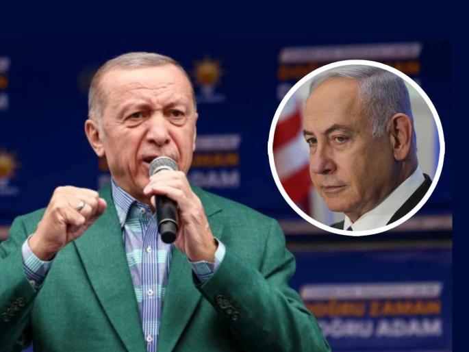 Turkey President Tayyip Erdogan slams Israel PM Benjamin Netanyahu as Butcher Of Gaza in Israel Hamas War Palestine | बेंजामिन नेतन्याहू म्हणजे 'गाझाचे कसाई'; तुर्कस्थानच्या राष्ट्राध्यक्षांची इस्रायलच्या पंतप्रधानांवर बोचरी टीका Turkey President Tayyip Erdogan slams Israel PM Benjamin Netanyahu as Butcher Of Gaza in Israel Hamas War Palestine | बेंजामिन नेतन्याहू म्हणजे 'गाझाचे कसाई'; तुर्कस्थानच्या राष्ट्राध्यक्षांची इस्रायलच्या पंतप्रधानांवर बोचरी टीका