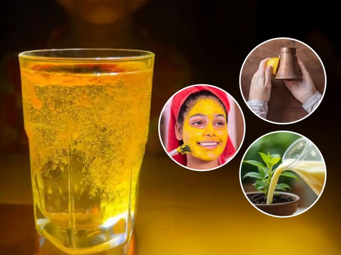 6 amazing benefits of turmeric water Benefits of Turmeric Water Turmeric Glow Trend Haldi Water Trend | मोठ्या हौसेने हळदपाणी रिल केलं, पण त्या पाण्याचं काय कराल? ‘हे’ उपाय करा पटकन...