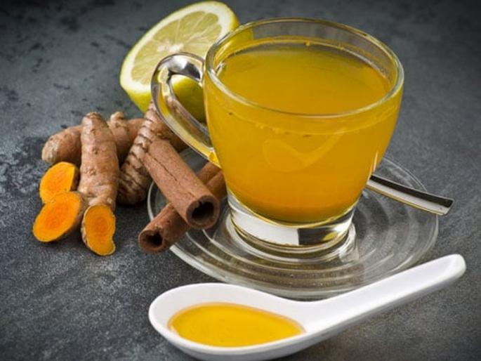 Turmeric Tea For Weight Loss and A Flat Tummy | वजन कमी करण्यासाठी सेवन करा हळदीचा हा खास चहा, कसा कराल तयार? Turmeric Tea For Weight Loss and A Flat Tummy | वजन कमी करण्यासाठी सेवन करा हळदीचा हा खास चहा, कसा कराल तयार?
