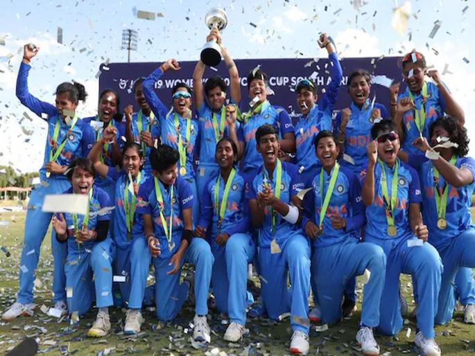 Well done girls, a name engraved on the world cup, India won the first ever ICC Women's Under-19 Cricket World Cup | शाब्बास मुलींनो, विश्वचषकावर कोरले नाव, पहिला आयसीसी १९ वर्षांखालील महिला क्रिकेट विश्वचषक भारताने जिंकला