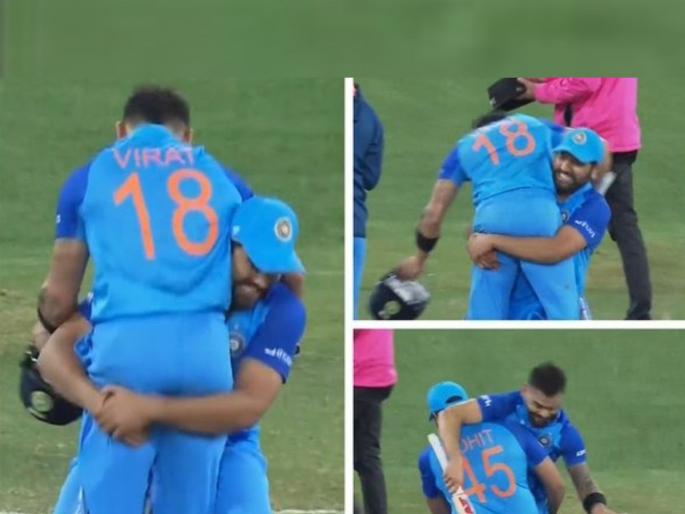 India Vs Pakistan Live T20 Match Captain Rohit Sharma praised Virat Kohli and Hardik Pandya | India Vs Pakistan T20 Live : हॅट्स ऑफ विराट! भावनिक झालेल्या रोहित शर्माने विराटला ठोकला कडक सलाम