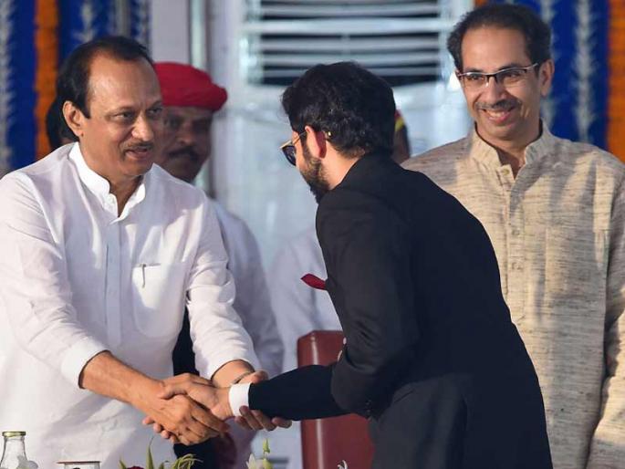 Ajit Pawar not positive for Uddhav Thackeray white paper suggestion and Aaditya Thackeray nightlife proposal | अजितदादांचं 'ठरलंय'?; एकसारखाच चेंडू टाकत सीनिअर अन् ज्युनिअर ठाकरेंची काढली 'विकेट' Ajit Pawar not positive for Uddhav Thackeray white paper suggestion and Aaditya Thackeray nightlife proposal | अजितदादांचं 'ठरलंय'?; एकसारखाच चेंडू टाकत सीनिअर अन् ज्युनिअर ठाकरेंची काढली 'विकेट'