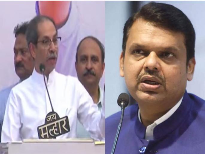 Uddhav Thackeray hits back to devendra fadanvis over dharavi redevelopment project | ...ते पाप देवेंद्र फडणवीस यांचं आहे; उद्धव ठाकरेंचा पलटवार Uddhav Thackeray hits back to devendra fadanvis over dharavi redevelopment project | ...ते पाप देवेंद्र फडणवीस यांचं आहे; उद्धव ठाकरेंचा पलटवार