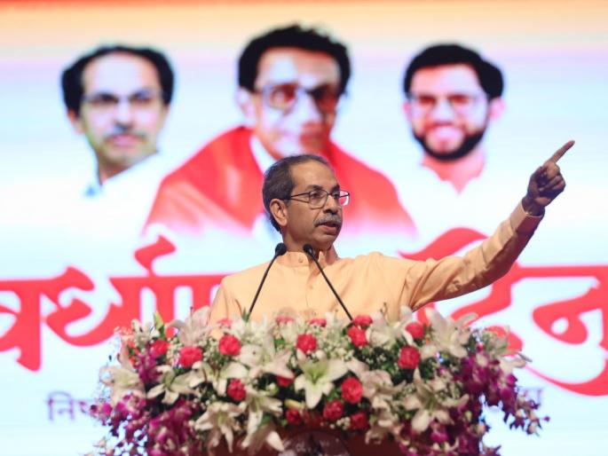 Shiv Sena Foundation Day: Shiv Sena UBT Uddhav Thackeray Slams Eknath Shinde | "शिवसेनाप्रमुखांचा ब्रँड पुसून टाकण्याचा प्रयत्न कराल तर नामोनिशान पुसून टाकू" Shiv Sena Foundation Day: Shiv Sena UBT Uddhav Thackeray Slams Eknath Shinde | "शिवसेनाप्रमुखांचा ब्रँड पुसून टाकण्याचा प्रयत्न कराल तर नामोनिशान पुसून टाकू"
