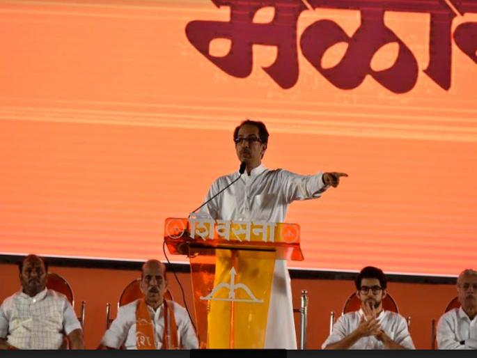 Shivsena Dasara Melava 2018: Just criticism, warnings and challenges | Shivsena Dasara Melava 2018 : नुसती टीका, इशारे आणि आव्हाने Shivsena Dasara Melava 2018: Just criticism, warnings and challenges | Shivsena Dasara Melava 2018 : नुसती टीका, इशारे आणि आव्हाने
