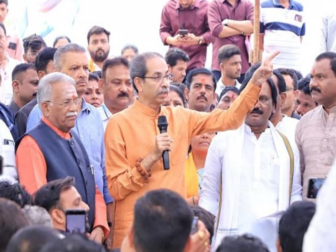 The fake government mocked the farmers in distress in the name of help; Uddhav Thackeray's attack | हे सरकार खोटारडे! मदतीच्या नावाने संकटातील शेतकऱ्यांसोबत थट्टा; उद्धव ठाकरेंचा हल्लाबोल The fake government mocked the farmers in distress in the name of help; Uddhav Thackeray's attack | हे सरकार खोटारडे! मदतीच्या नावाने संकटातील शेतकऱ्यांसोबत थट्टा; उद्धव ठाकरेंचा हल्लाबोल