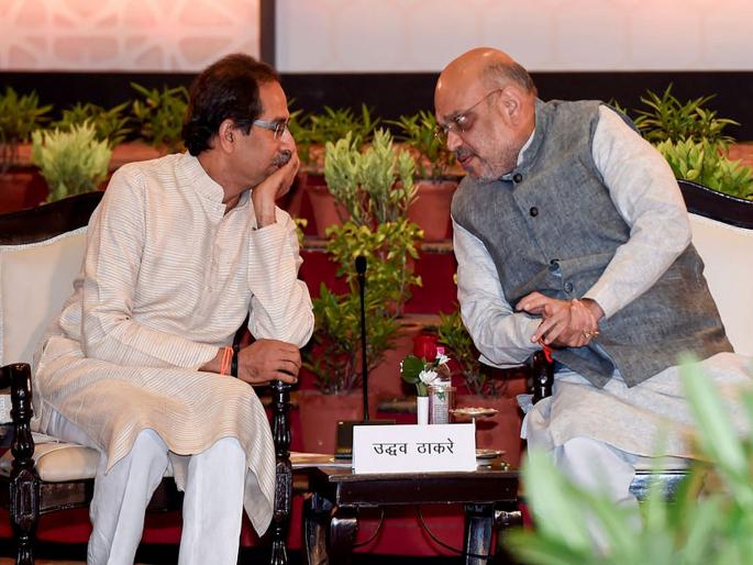 maharashtra election 2019 BJP Can Get Majority in Maharashtra on Its Own amit shah gives message to shiv sena | Maharashtra Election 2019: अमित शहांचा शिवसेनेला 'इशारा'; निवडणूक पाच दिवसांवर असताना वाढवलं टेन्शन! maharashtra election 2019 BJP Can Get Majority in Maharashtra on Its Own amit shah gives message to shiv sena | Maharashtra Election 2019: अमित शहांचा शिवसेनेला 'इशारा'; निवडणूक पाच दिवसांवर असताना वाढवलं टेन्शन!