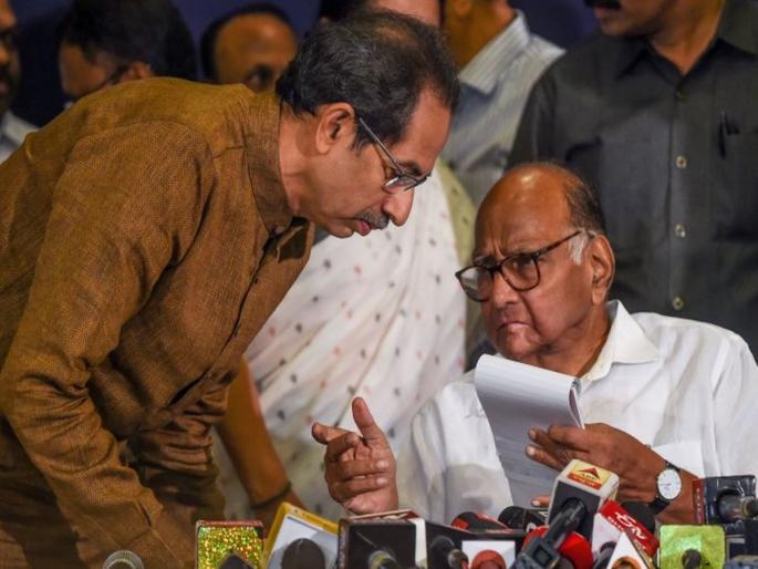 Maharashtra Political Crisis: Shiv Sena thinks CM should resign, but Sharad Pawar says ... | Maharashtra Political Crisis: शिवसेनेला वाटतं मुख्यमंत्र्यांनी राजीनामा द्यावा, पण शरद पवार म्हणतात... Maharashtra Political Crisis: Shiv Sena thinks CM should resign, but Sharad Pawar says ... | Maharashtra Political Crisis: शिवसेनेला वाटतं मुख्यमंत्र्यांनी राजीनामा द्यावा, पण शरद पवार म्हणतात...